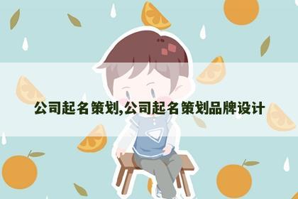 公司起名策划,公司起名策划品牌设计