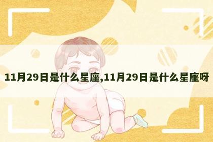 11月29日是什么星座,11月29日是什么星座呀