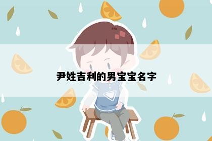 尹姓吉利的男宝宝名字