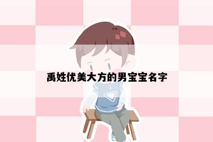 禹姓优美大方的男宝宝名字