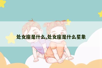 处女座是什么,处女座是什么星象